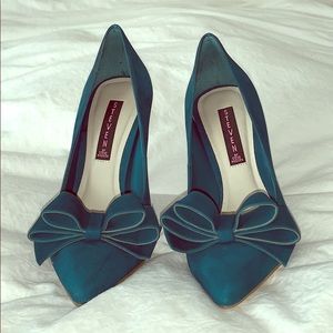 Brand New Steve Madden Ravesh Teal Bow Heel